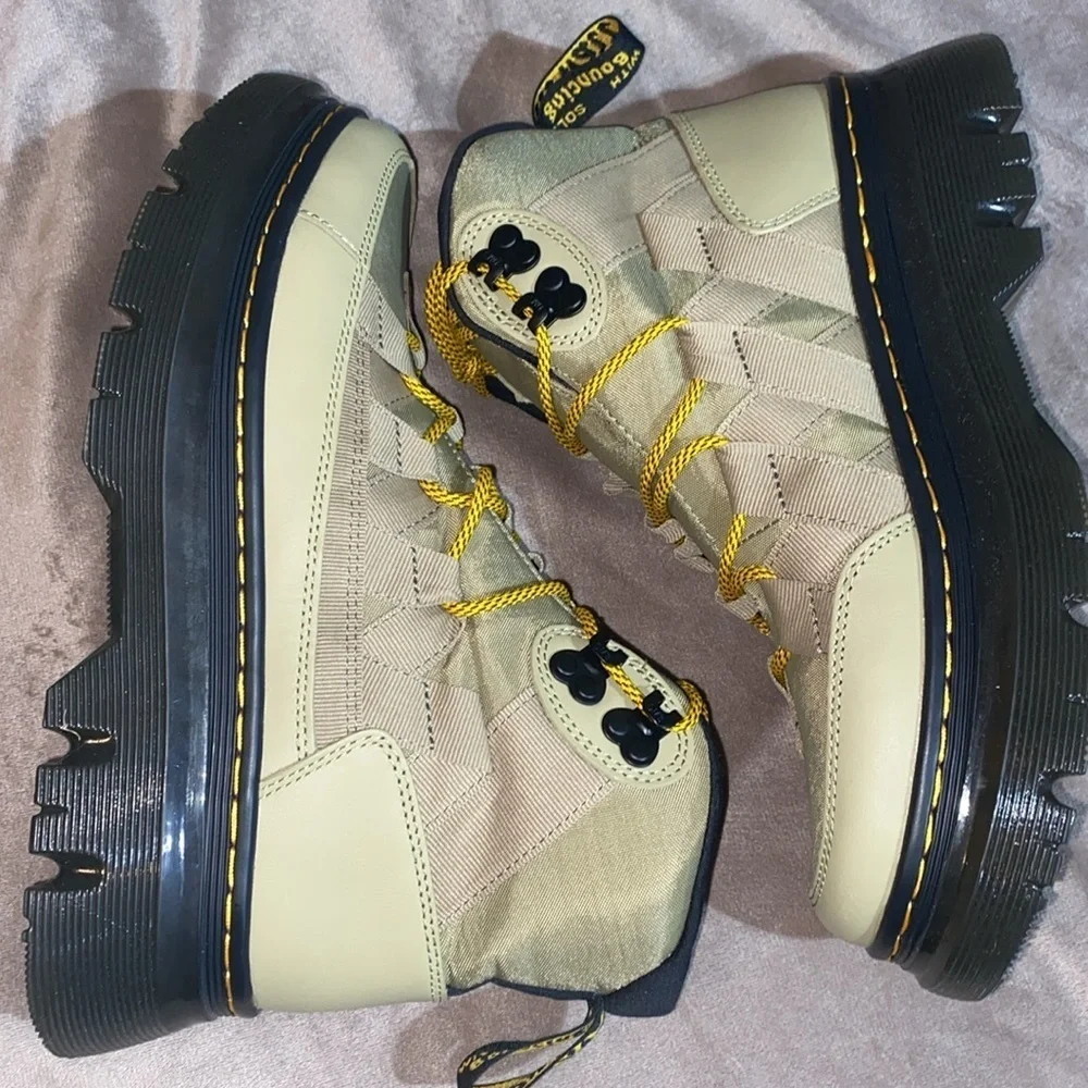Doc Martens Boury Nylon and leather casual boots 🆕
